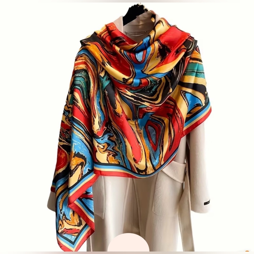 Vibrant Multicolor Scarf - Picture 2 of 5